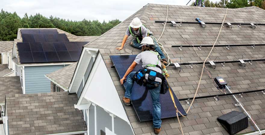 Proceso de instalación de placas solares